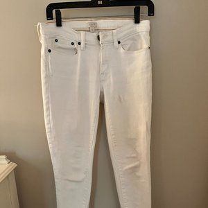 JCrew White Jeans Size 27